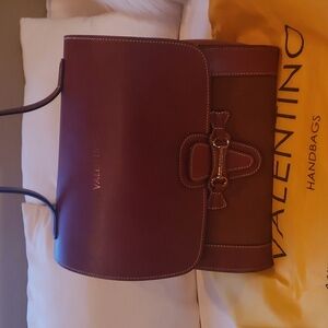 Valentino  leather and suede bag weekender